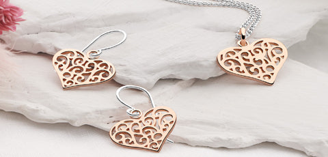 Rose Gold and Silver Jewellery