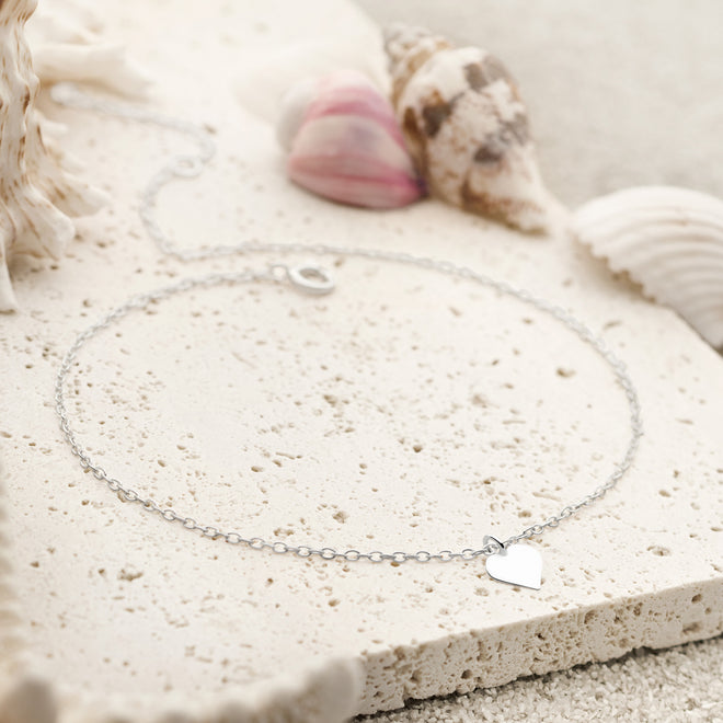 Beau Heart Anklet