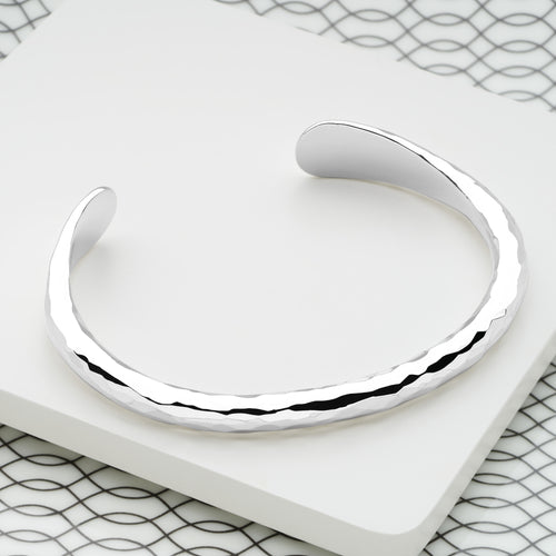Hammered Signature Bangle
