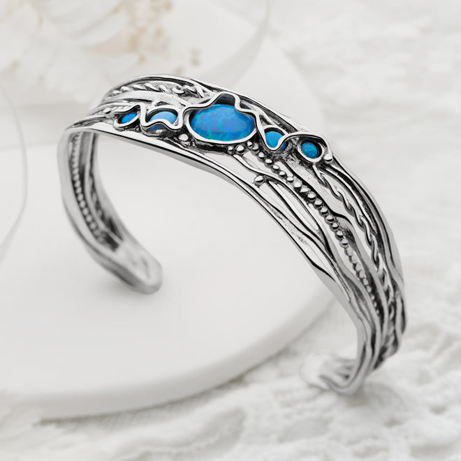 Opal Arc Bangle