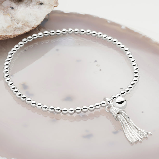 Silver Tassel Bracelet