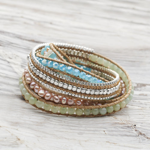 Sky Mist Wrap Bracelet