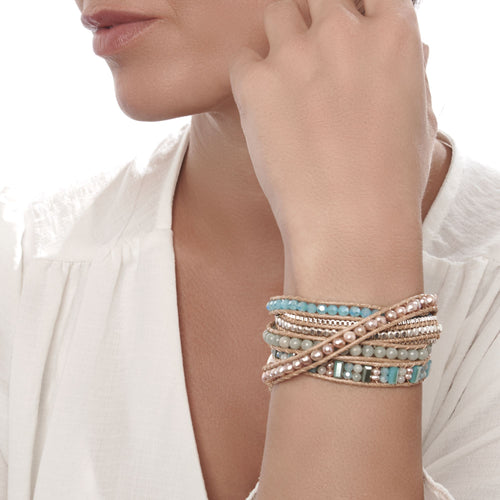 Sky Mist Wrap Bracelet