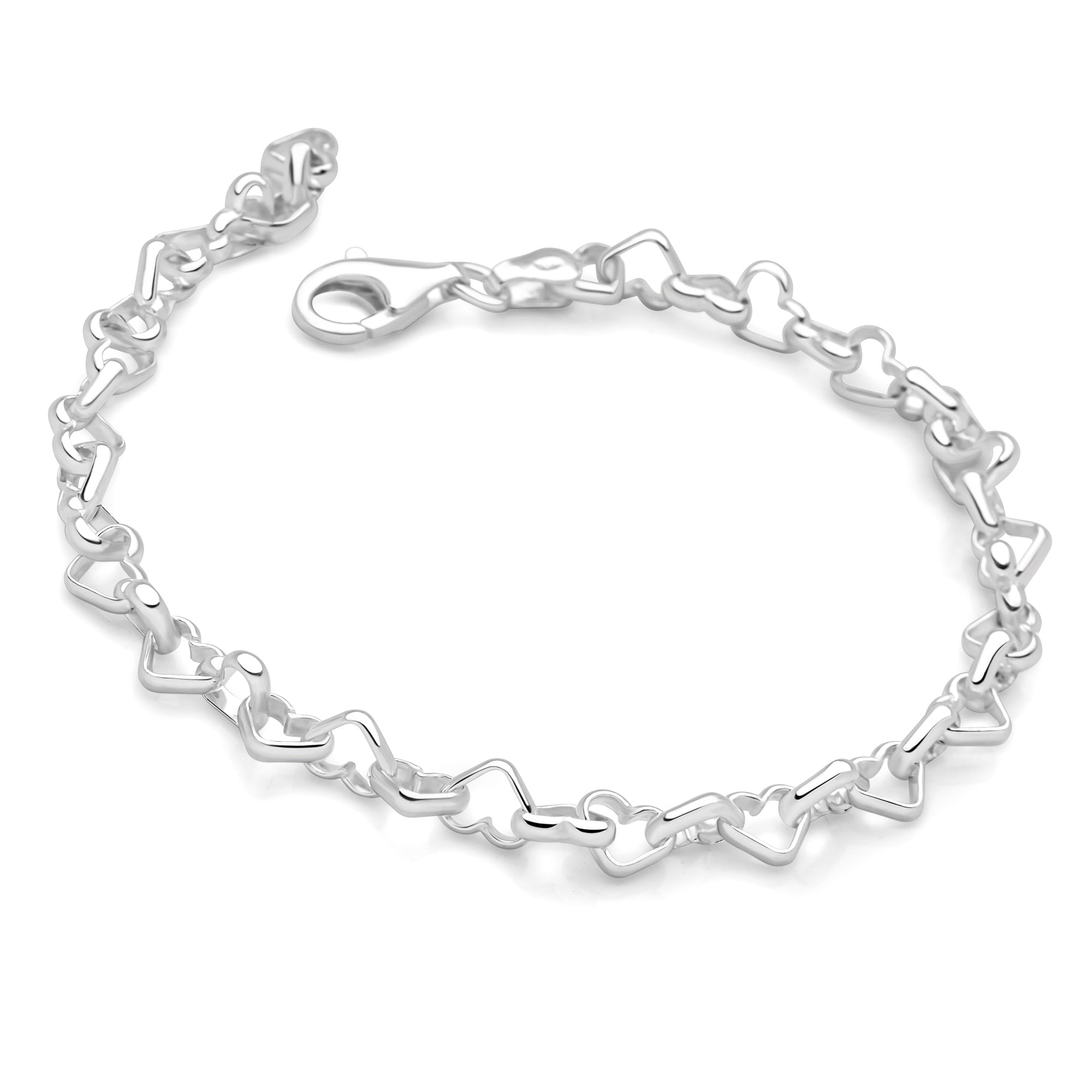 Linked By Love Bracelet | Silver Bracelets | BRC1756