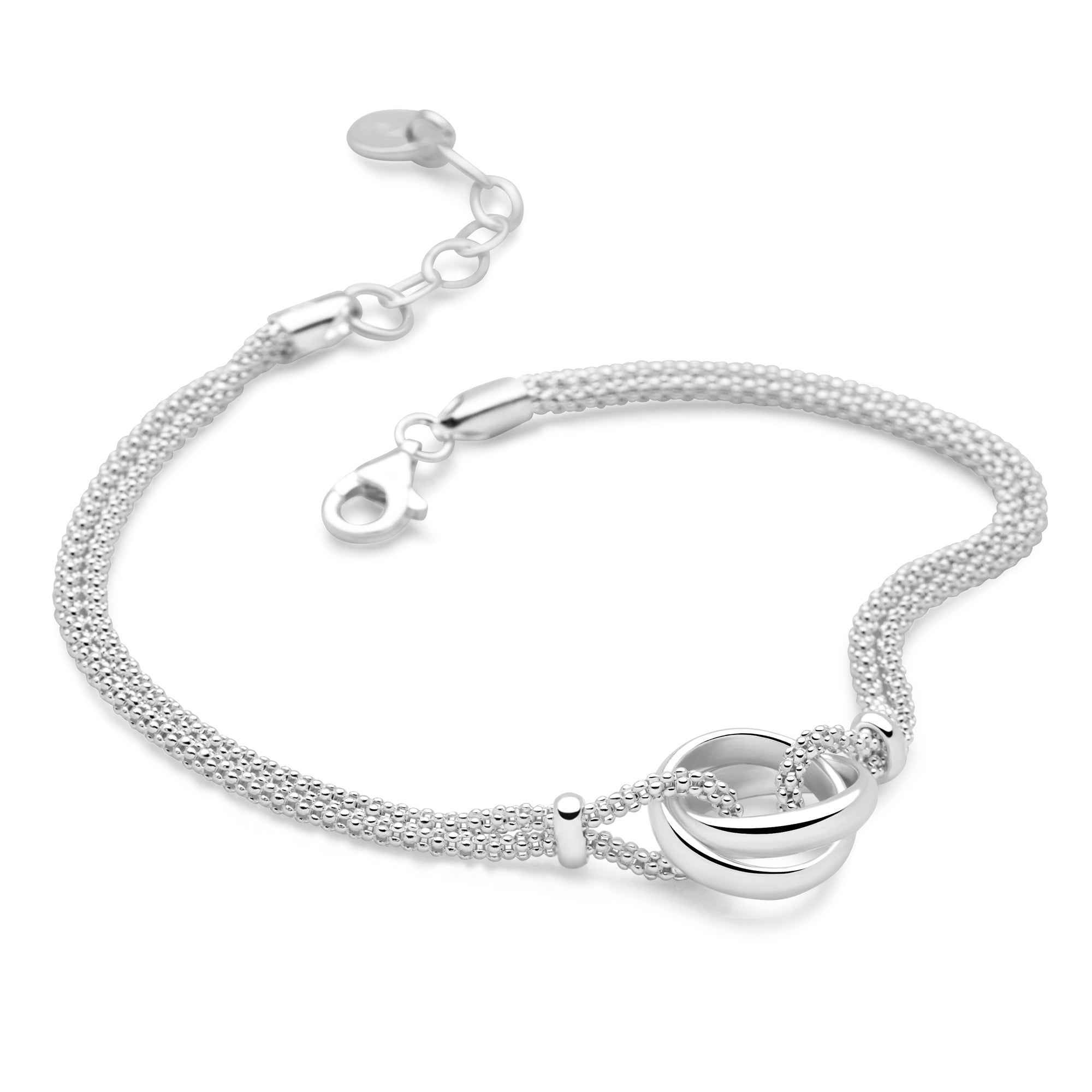 Forever Twine Bracelet Silver by Mail