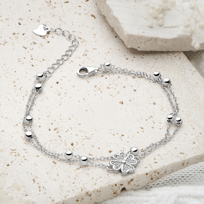Clover Bead Bracelet
