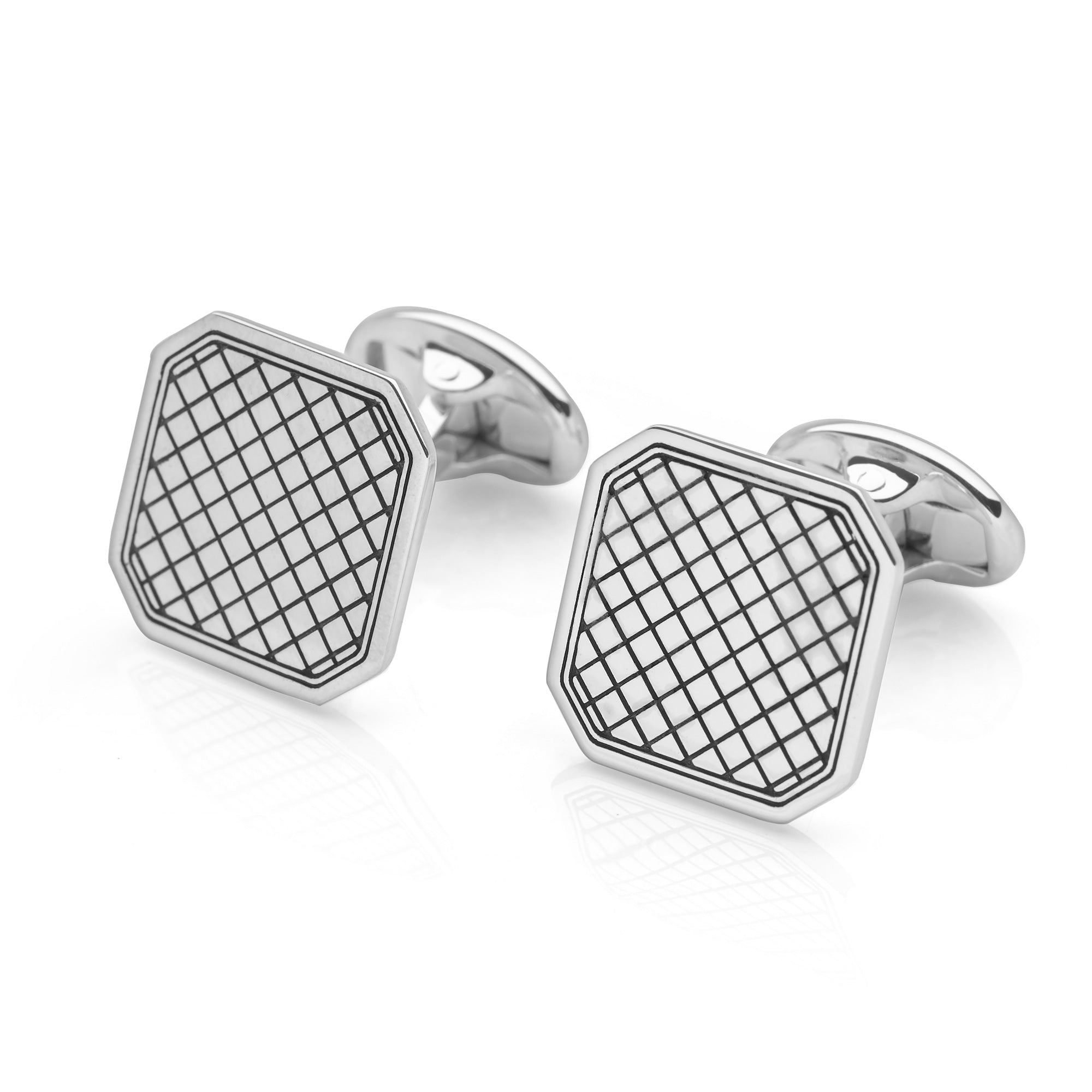 Billiard Cufflinks For Him CFL183 Silver by Mail