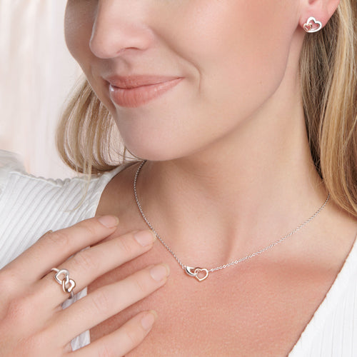 Entwined Hearts Necklace