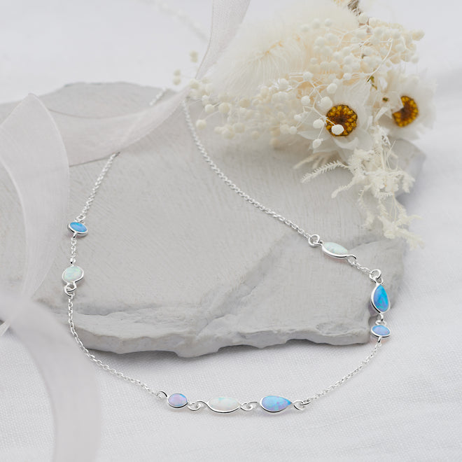 Iced Opal Necklace