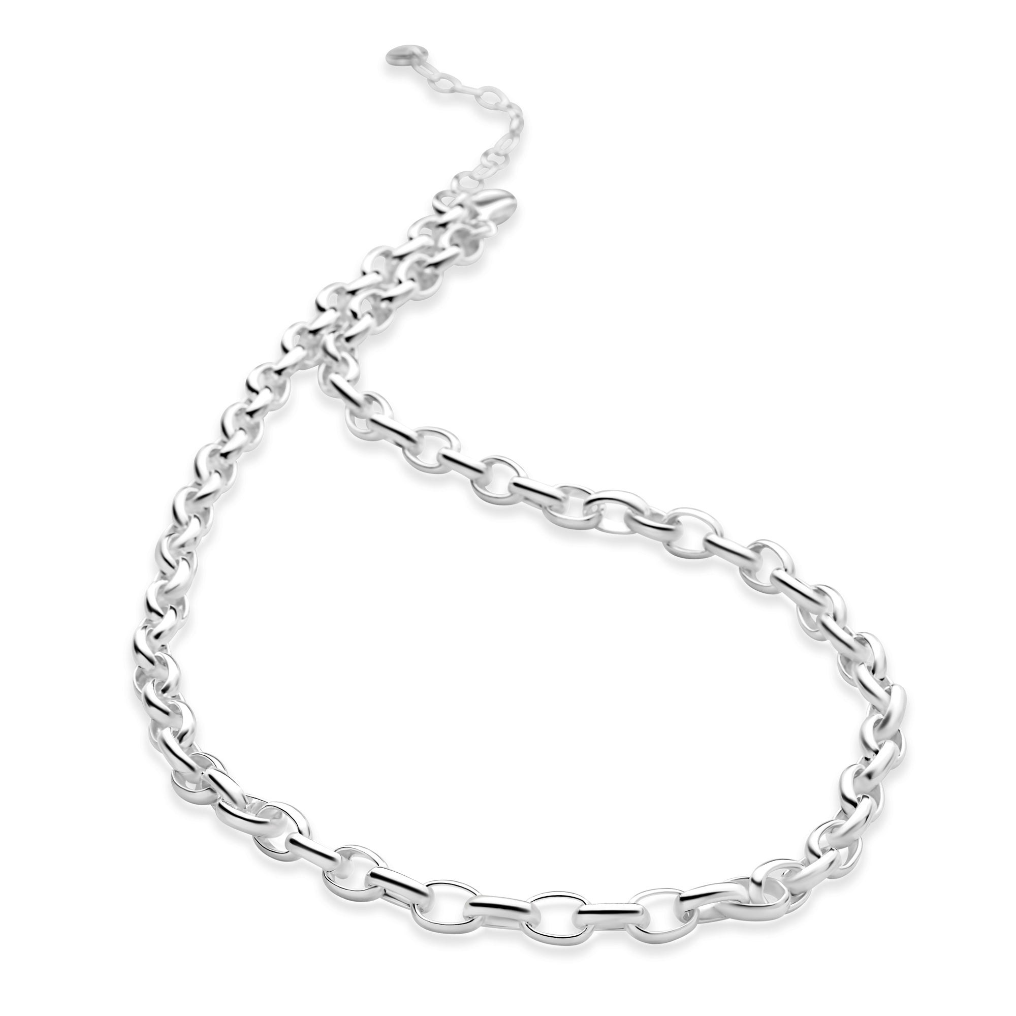 Rollo Oval Chain Silver by Mail