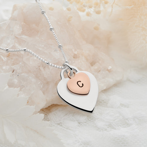 Personalised Initial Heart Necklace