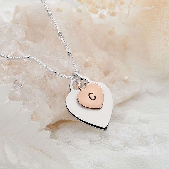 Personalised Initial Heart Necklace