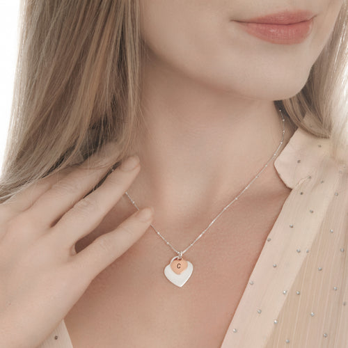 Personalised Initial Heart Necklace