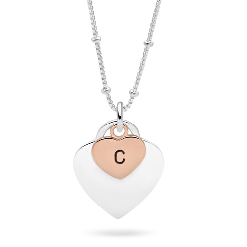 Personalised Initial Heart Necklace
