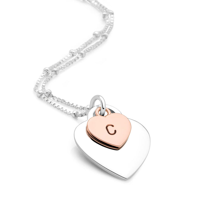 Personalised Initial Heart Necklace