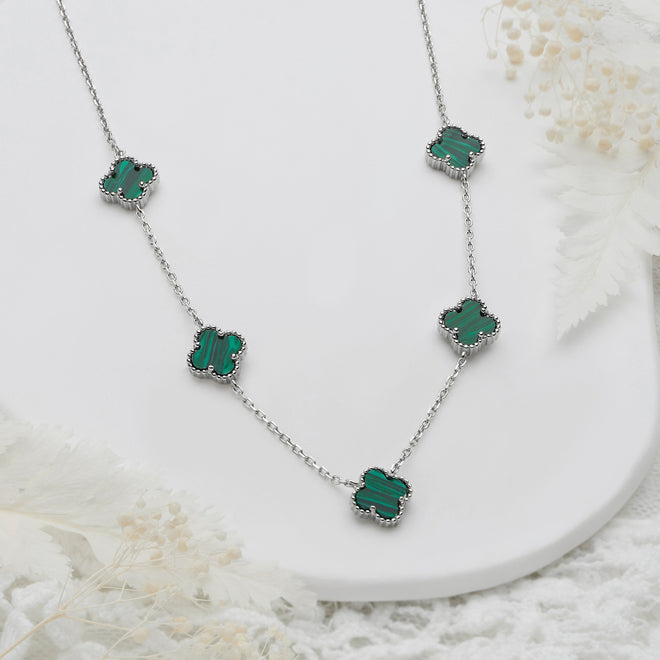 Green Clover Necklace