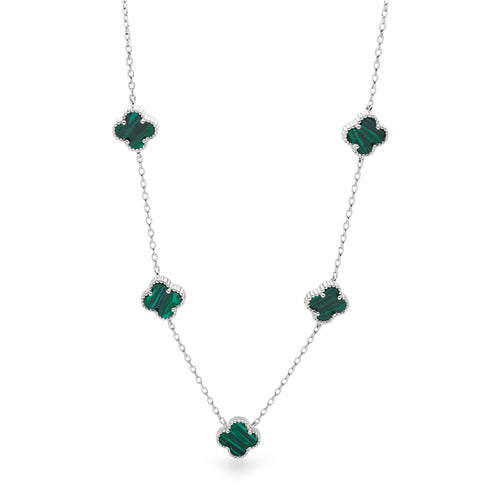 Green Clover Necklace