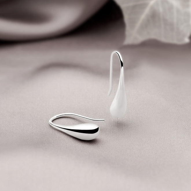 Silver Drop Earrings