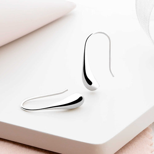Silver Drop Earrings