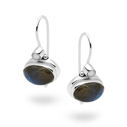 Ocean Depths Earrings (Labradorite)