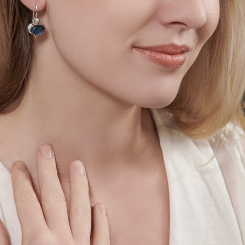Ocean Depths Earrings (Labradorite)