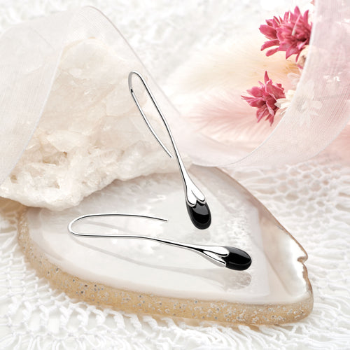 Onyx Rain Earrings
