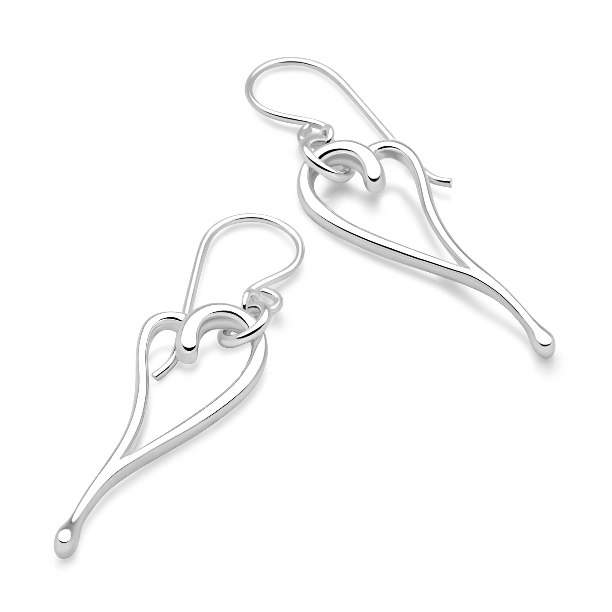 Te Amo Earrings – Silver by Mail - Main Image
