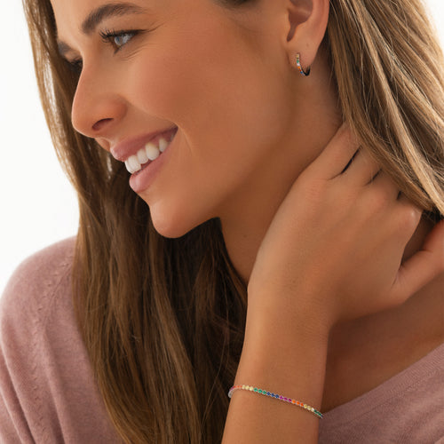 Festival Shimmer Reversible Hoops