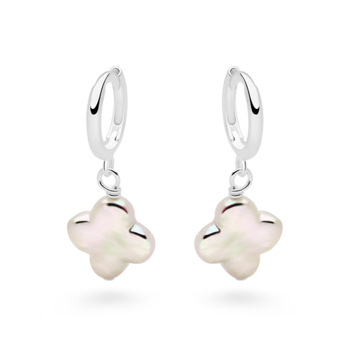 Shimmering Clover Hoops