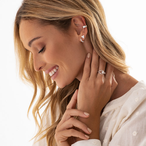 Silver Ear Cuff