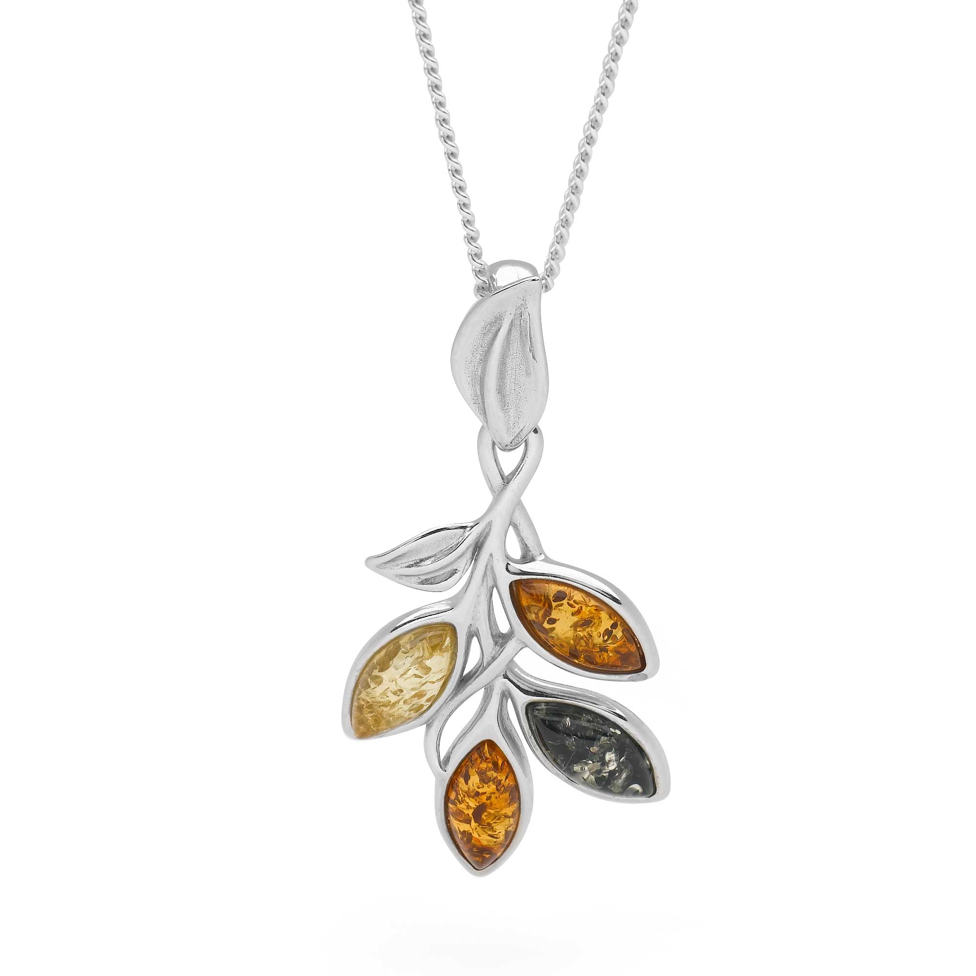 Flame Tree Pendant Silver Pendants P2766 Silver by Mail