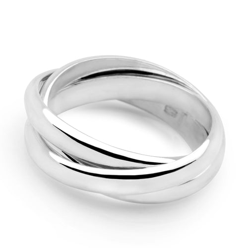 Silver Russian Wedding Ring
