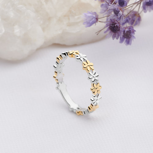 Daisy Chain Stack Ring