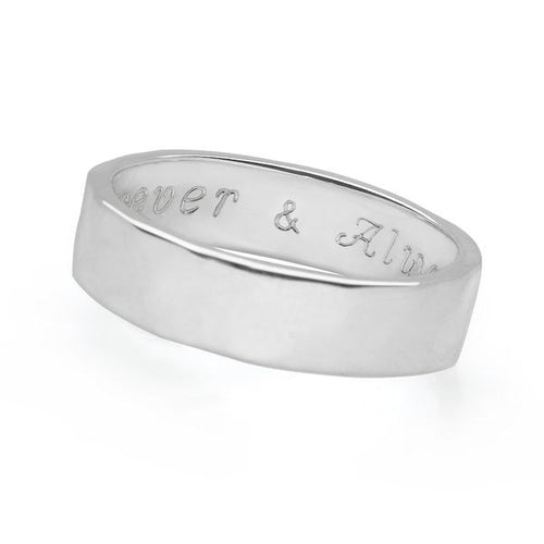 Hidden Message Ring (Hammered)