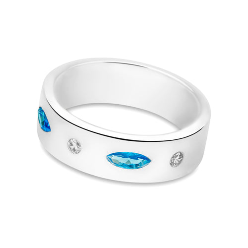 Bindi Blue Ring