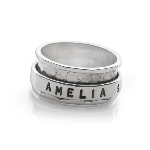 Personalised Spin Ring