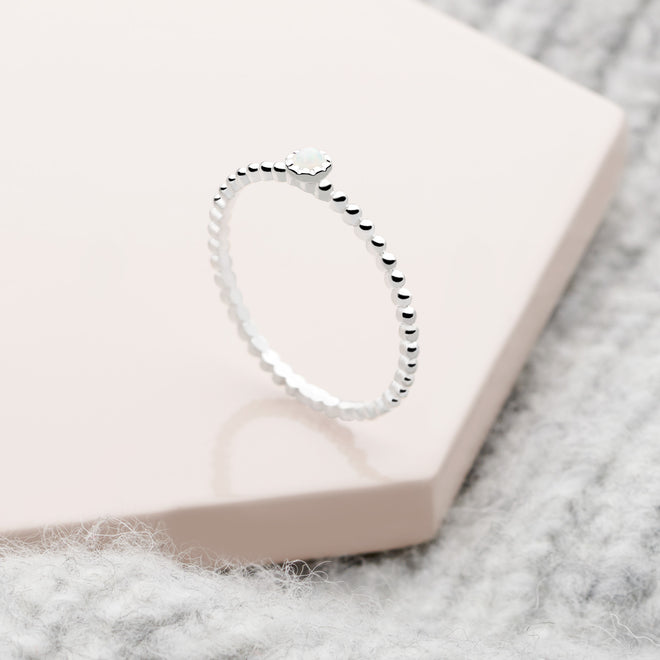 Mini Opal Stack Ring