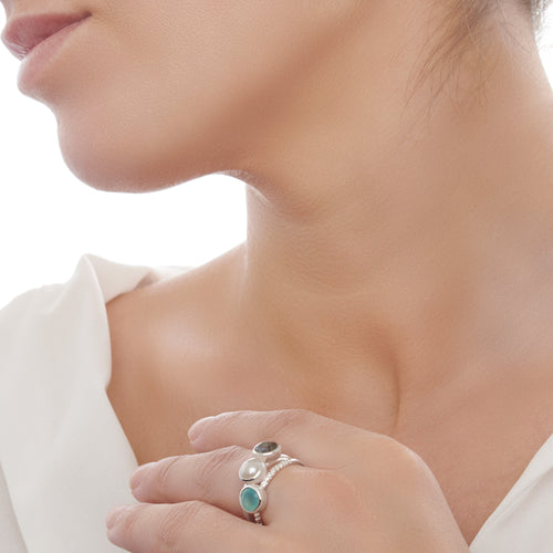 Ocean Bounty Ring (Labradorite)