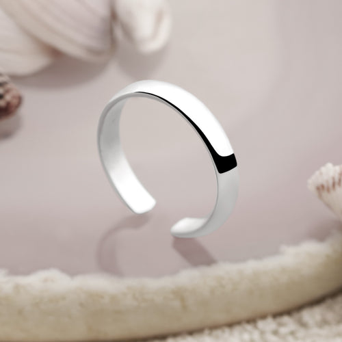 Silver Lining Toe/Midi Ring