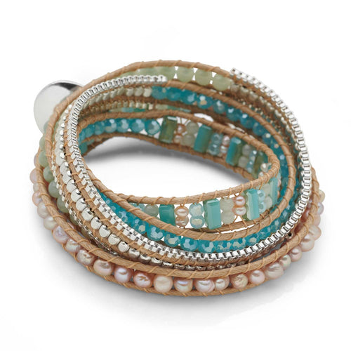 Sky Mist Wrap Bracelet