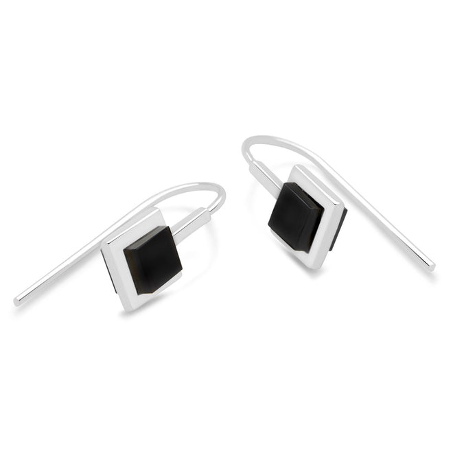 Cubist Earrings (Onyx)