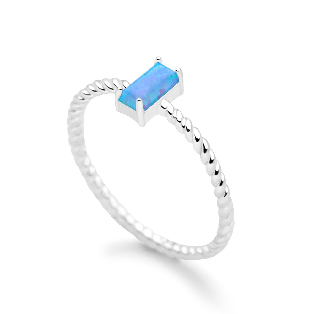 Wish Opal Ring Opal Wish Ring Silver Rings R2358 – Silver By Mail