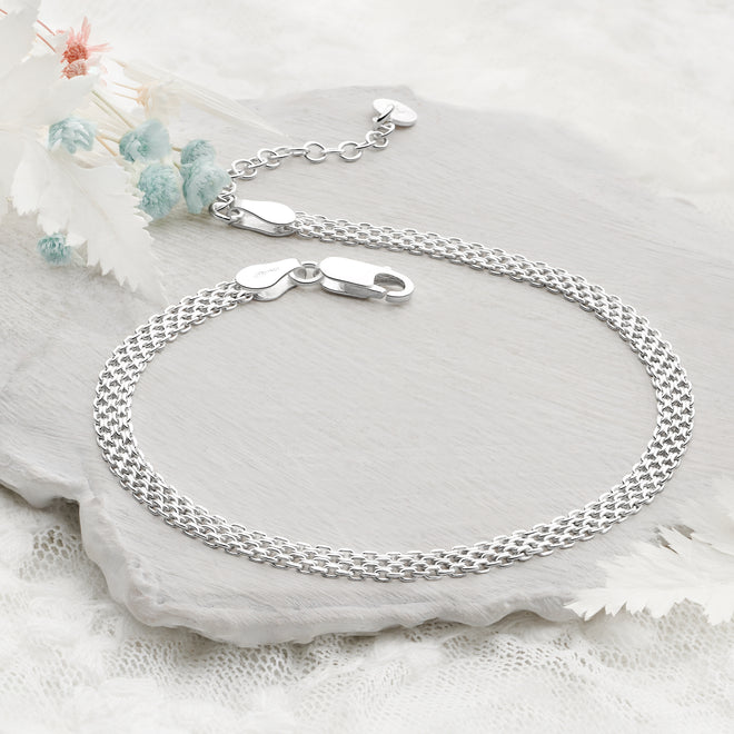 Channel Mesh Anklet