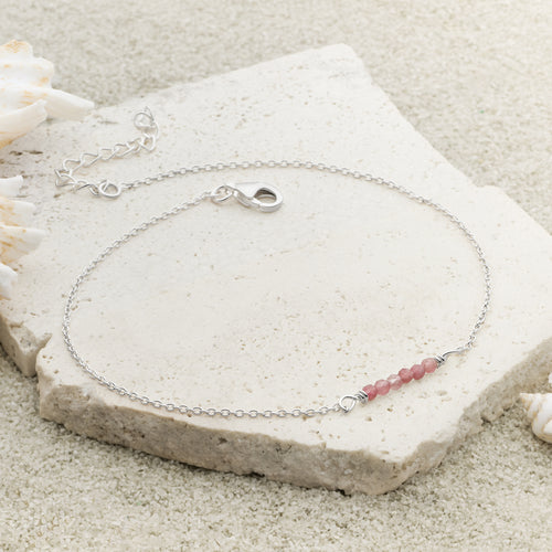 Petite Pink Anklet