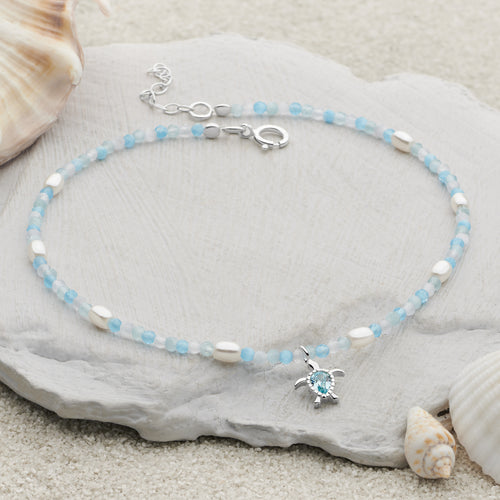 Turtle Waves Anklet