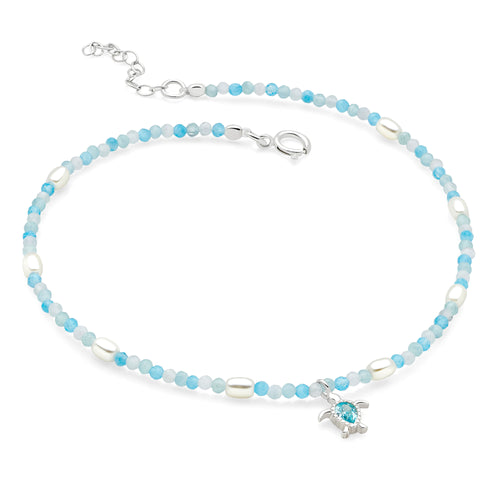 Turtle Waves Anklet