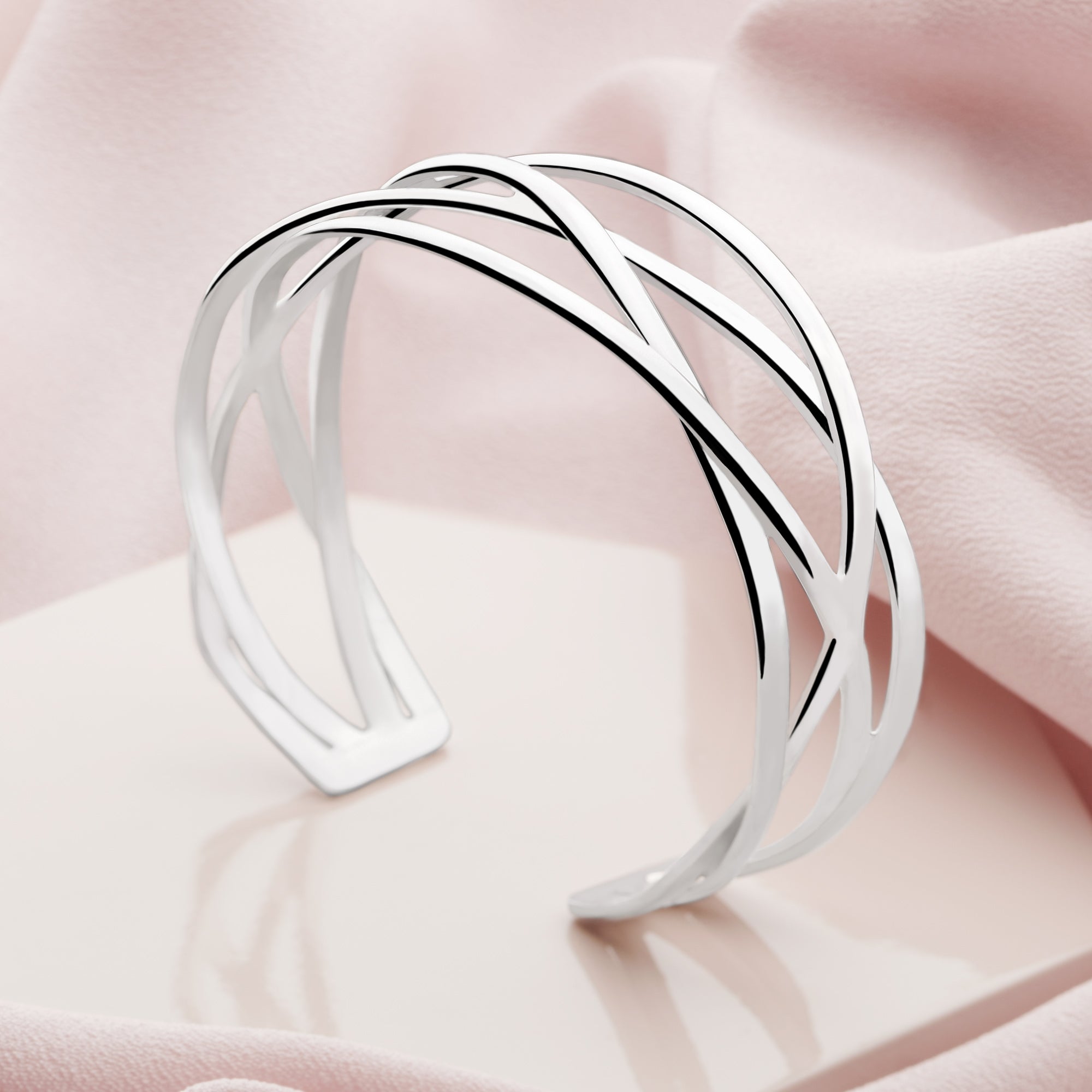 Cape Verde Bangle | Silver Bangles | BGL244 – Silver by Mail