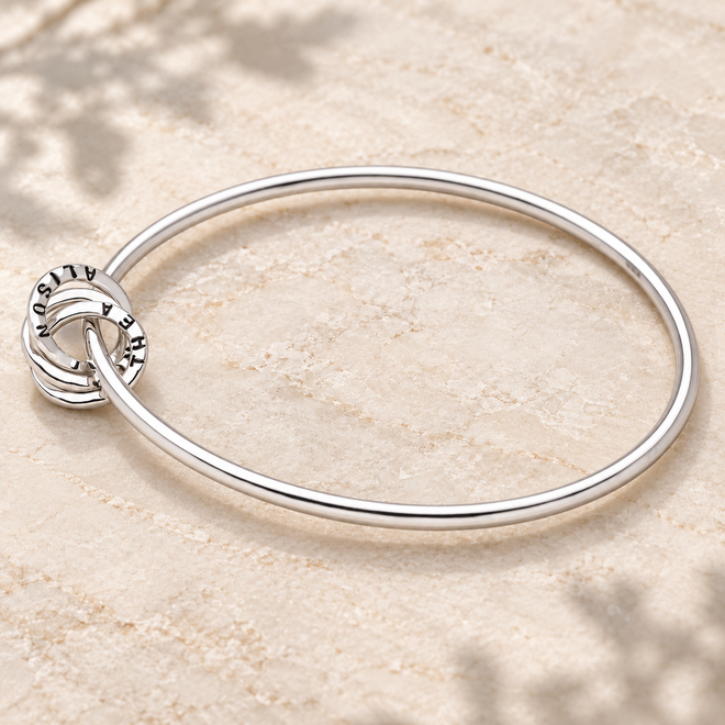 Personalised Russian Rings Bangle