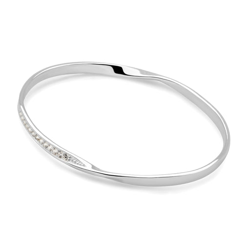 Sparkling Ribbon Bangle