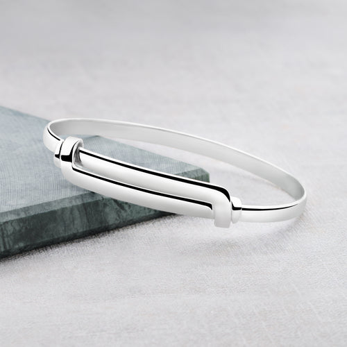Axis Silver Bangle